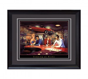 24 Evening At Ricks J13-262 Single Mat- V Groove 18x24 $80